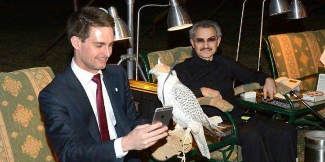 الوليد بن طلال يستحوذ على حصة في "سناب شات"