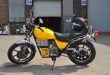 Electric motorcycle made of plastic