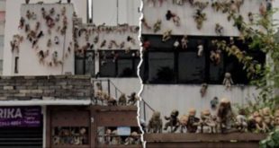 مبنى "مرعب" ترصده خرائط جوجل بسبب دمى مخيفة على واجهته..