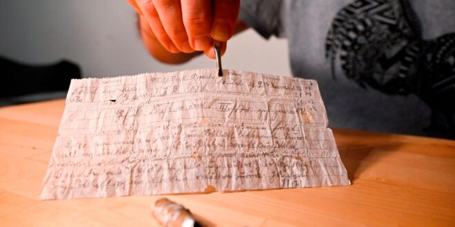 فرنسيان يعثران على رسالة عسكرية عمرها 110 أعوام سقطت من حمام زاجل