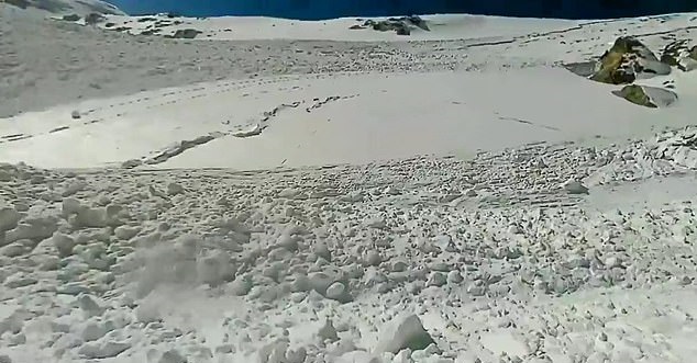 متزلج يروى كيفية نجاته من انهيار جليدى فى أمريكا