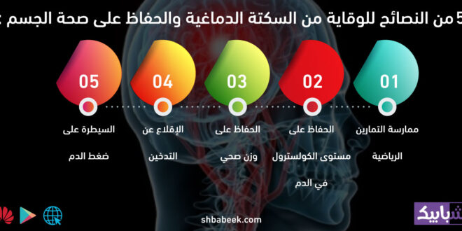 5 من النصائح للوقاية من السكتة الدماغية والحفاظ على صحة الجسم