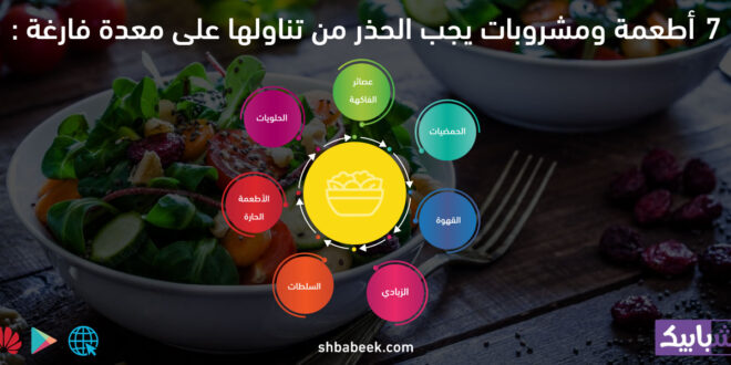 7 أطعمة ومشروبات يجب الحذر من تناولها على معدة فارغة