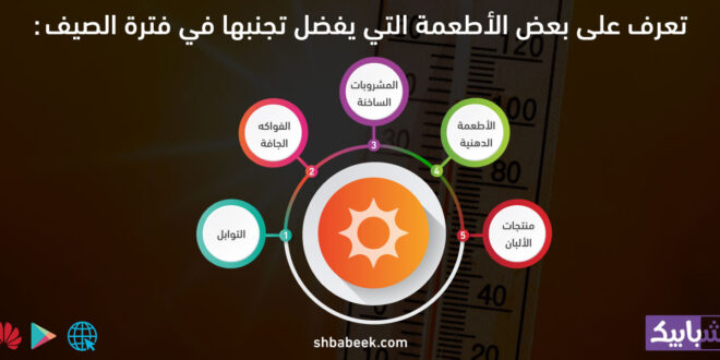 تعرف على بعض الأطعمة التي يفضل تجنبها في فترة الصيف