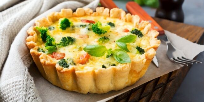 تارت مالح بالخضار