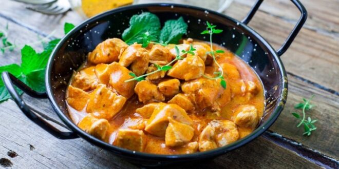 مسالا دجاج بالكريمة