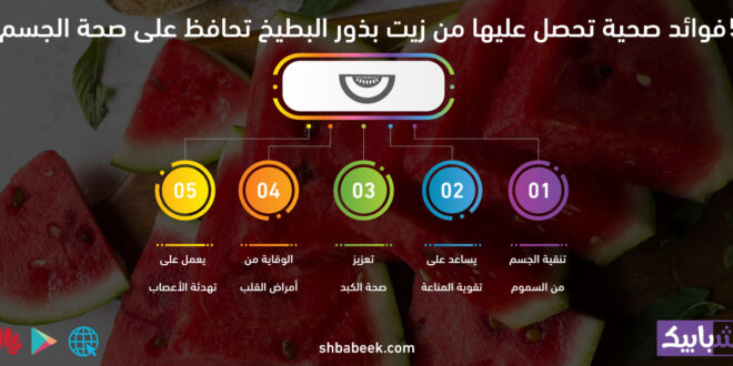 5 فوائد صحية تحصل عليها من زيت بذور البطيخ تحافظ على صحة الجسم