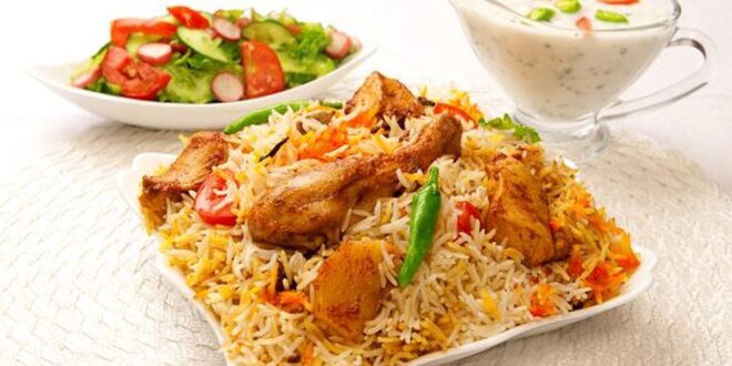 برياني بالزبادي والدجاج