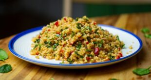 تبولة السبانخ الشهية