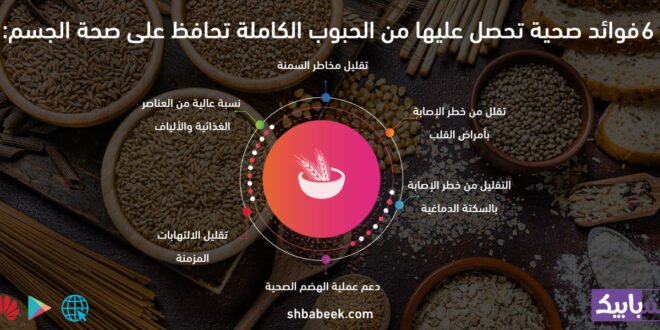 6 فوائد تحصل عليها من الحبوب الكاملة تحافظ على صحة الجسم