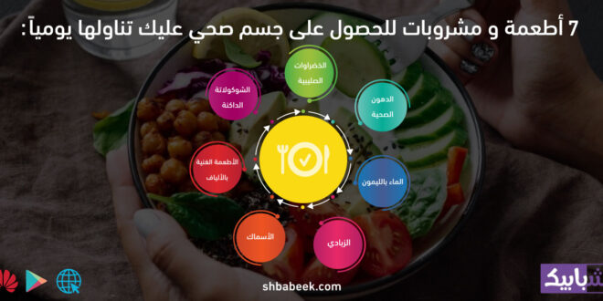 7 أطعمة ومشروبات للحصول على جسم صحي عليك تناولها يوميا