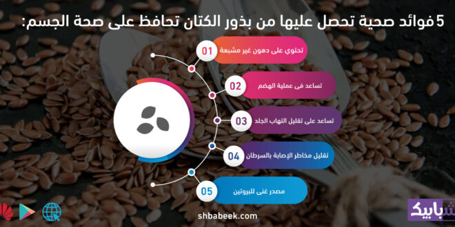 5 فوائد صحية تحصل عليها من بذور الكتان تحافظ على صحة الجسم