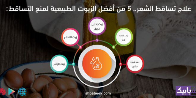 علاج تساقط الشعر.. 5 من أفضل الزيوت الطبيعية لمنع التساقط