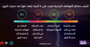 لتجنب مخاطر العواصف الرعدية تعرف على 4 أشياء ابتعد عنها عند حدوث البرق