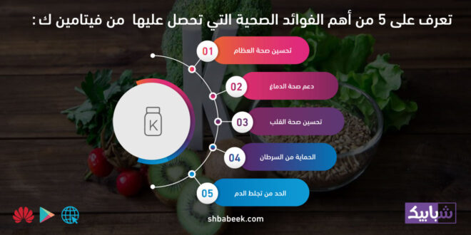 تعرف على 5 من أهم الفوائد الصحية التي تحصل عليها من فيتامين ك