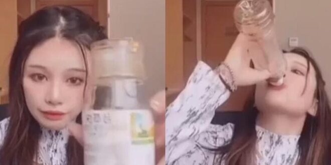 انتحار على الهواء مباشرة! نجمة صينية تصدم جمهورها وتشرب مبيداً حشرياً بسبب حبيبها السابق