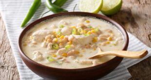 شوربة كريمة الدجاج بالذرة والحليب
