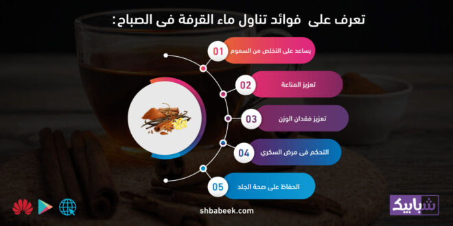 تعرف على فوائد تناول ماء القرفة فى الصباح