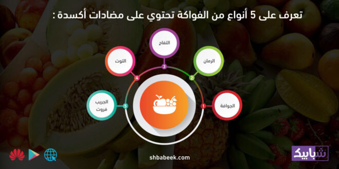 تعرف على 5 أنواع من الفواكة تحتوي على مضادات أكسدة