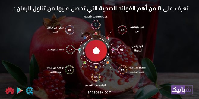 تعرف على 8 من أهم الفوائد الصحية التي تحصل عليها من تناول الرمان