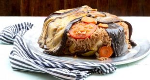 مقلوبة الأرز البني للرجيم