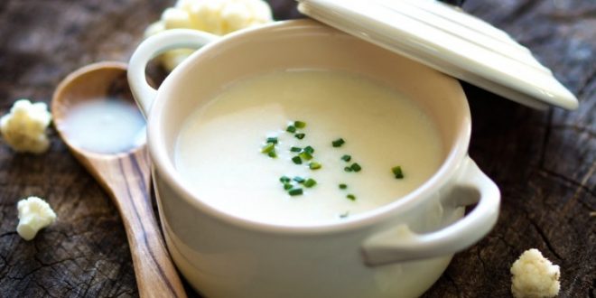 شوربة القرنبيط بالكريمة