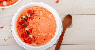 شوربة الشوفان بالطماطم السهلة