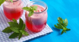 عصير البطيخ بالنعناع