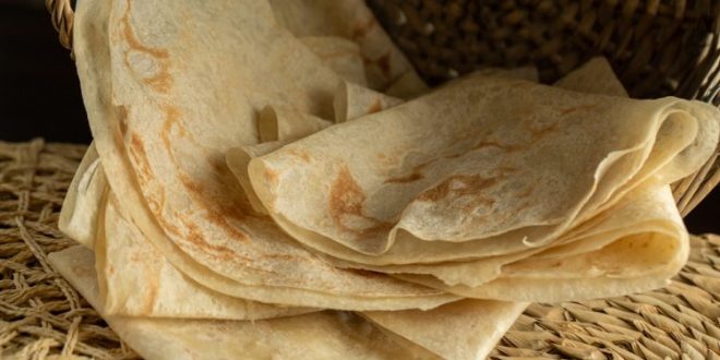 طريقة عمل خبز الصاج الخفيف
