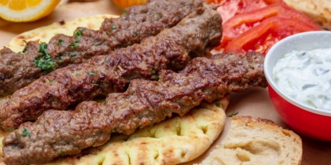 كباب مشوي بالفرن بالخلطة الخاصة