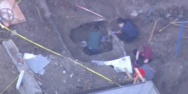 العثور على سيارة مدفونة فى فناء قصر مجرم أمريكى عمرها 30 عامًا
