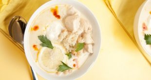 شوربة الدجاج مع الزبادي
