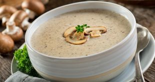 شوربة الفطر مثل المطاعم