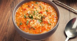 شوربة البرغل مع اللحم