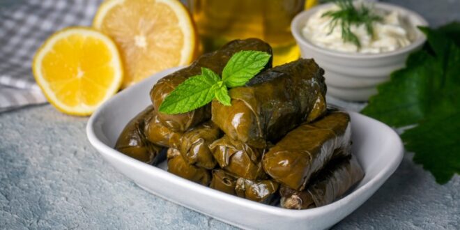 يالنجي ورق عنب بالبرغل