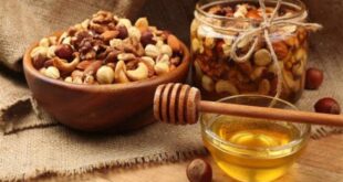 العسل والمكسرات مزيج صحي يعزز الفوائد ويقوي الجسم